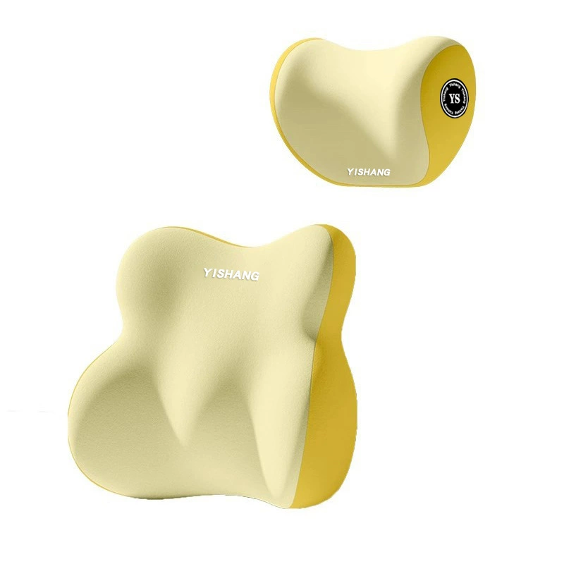 New car accessories: seat headrest and lumbar support set, colorful seat cushion and backrest, car accessories, lumbar support, wholesale