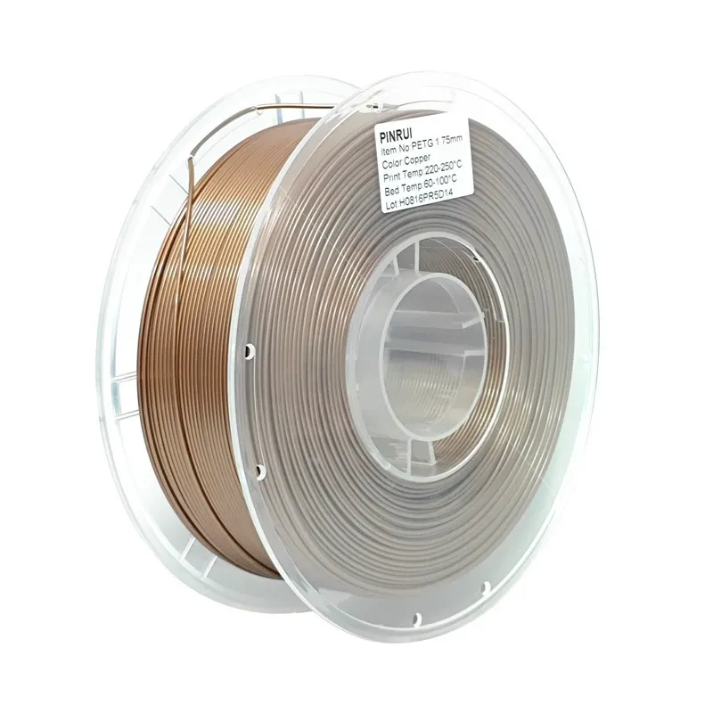 PINRUI 3D printing filament, PETG 1.75mm, acid-resistant, high-strength, durable PETG filament for advertising signs.