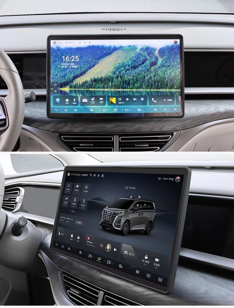 Suitable for protecting the navigation screen in the 2022-2025 Tesla Model D9, including a silicone frame for the central display and interior protection. 9